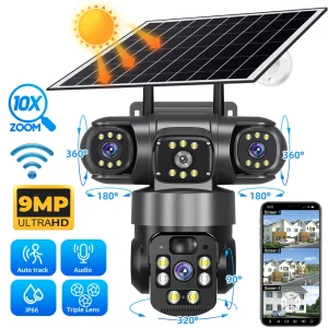 9MP Full HD Solar WiFi Camen