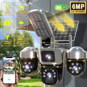 4K HD Solar WiFi Camera Outdoor Waterproo