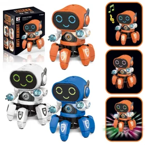 Dance Music 6 Claws Robot Octopus