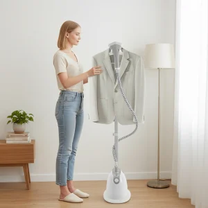 Powerful 1350W Garment Steamer with Adjustable Height –
a