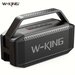 W-KING 100W Peak 60W RMS Deep Bass Bluetooth Speaker,
