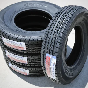 4 Tires
 235/80R16 Load F 12 Ply Heavy Duty Trailer